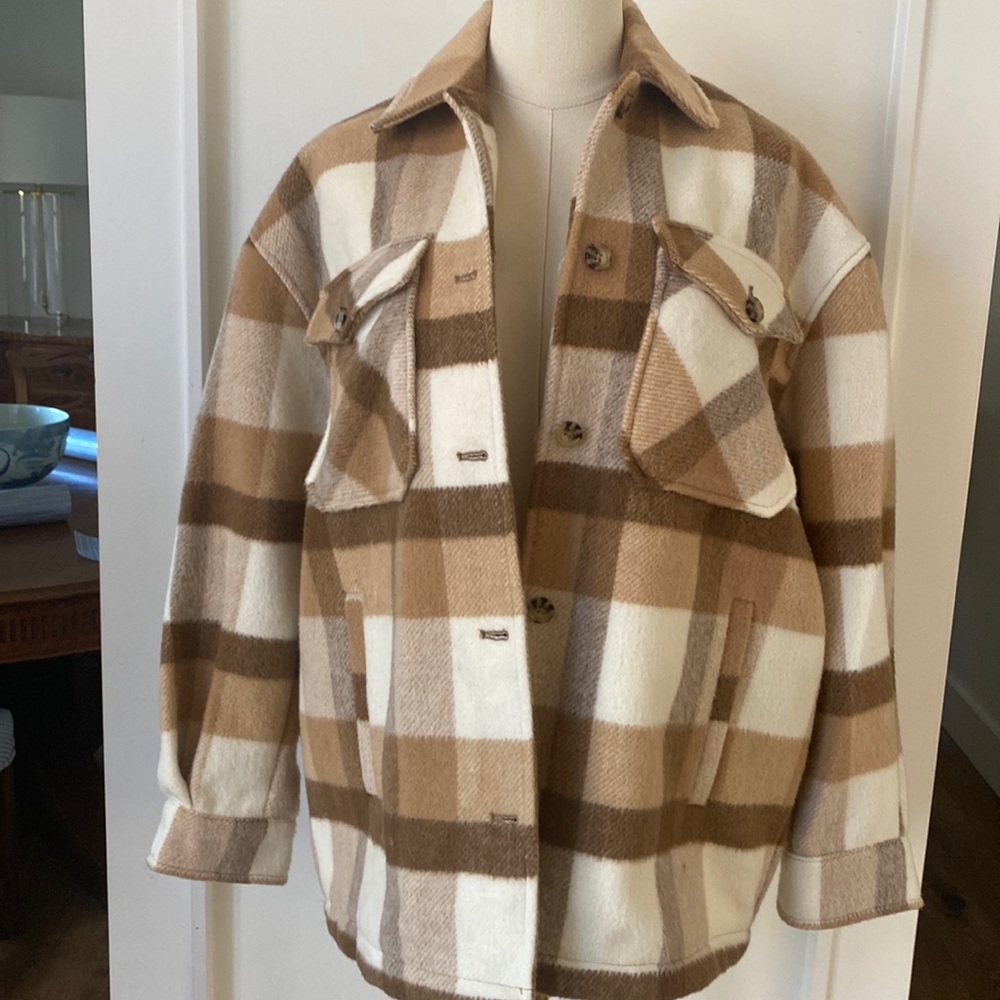 Oversized shacket super cute, worn once, Nordstroms Gianna Bini